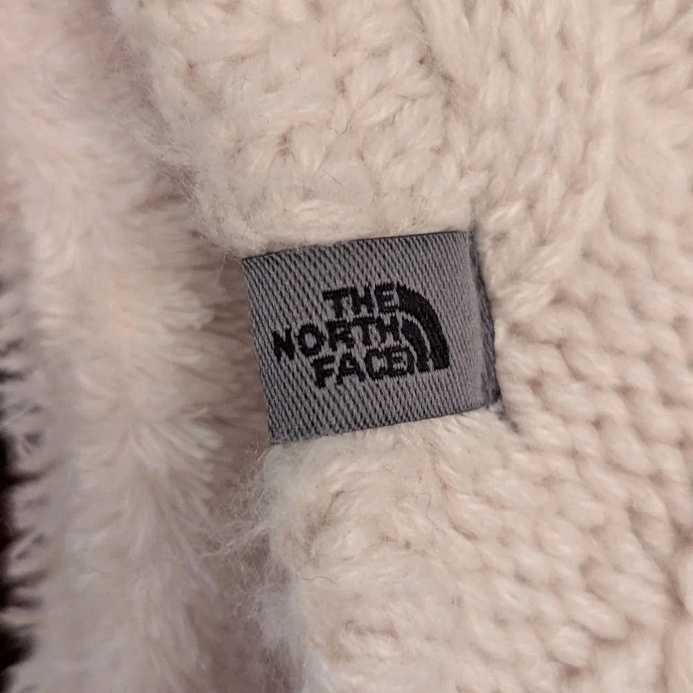 North Face Fuzzy Earflap Beanie Winter Hat, Lined